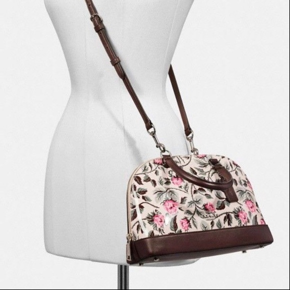 Coach Patent Mini Sierra Crossbody - Sleeping Rose - Picture 2 of 8